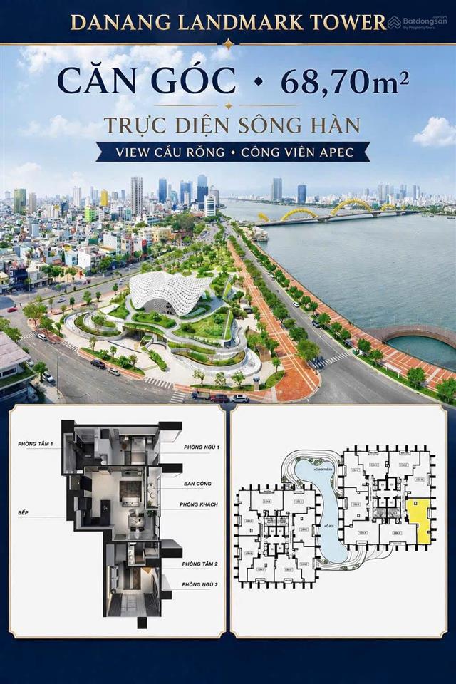 Đà nẵng landmark tower bộ 3 căn liền kề view sông hàn