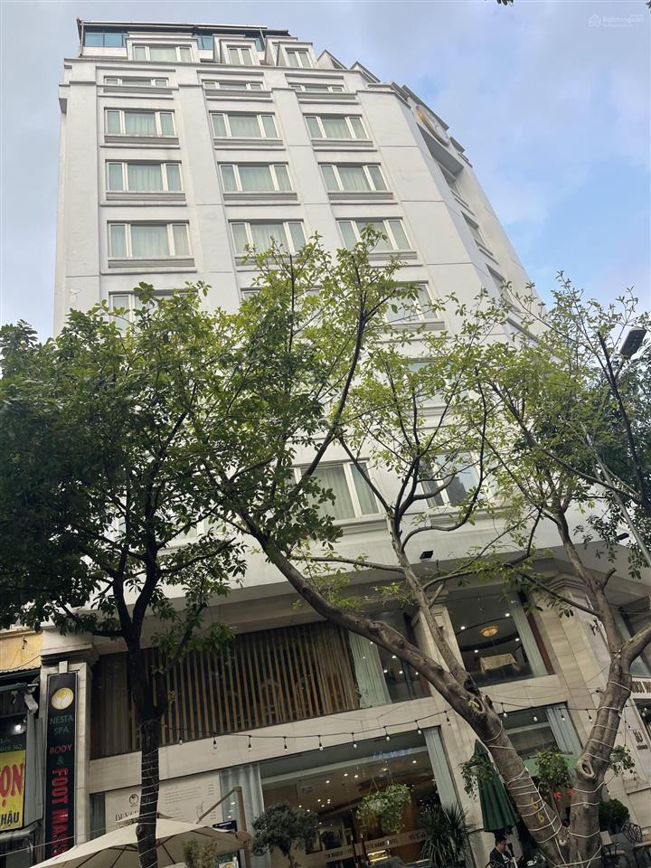 Bán gấp khách sạn vip ba đình, gần hồ trúc bạch, view hồ tây, mặt phố đặng dung 250m2 cho thuê 8 tỷ