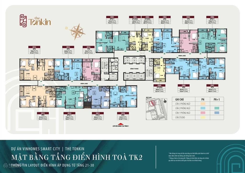 Bán căn hộ 3pn2wc view hồ 87,5m2 giá 7,x tỷ the tonkin smart city.  086932687