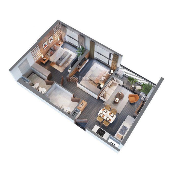Chính chủ bán căn 2pn view nội khu r101 zenpark, giá rẻ