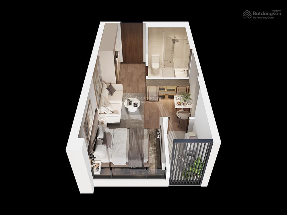 Bán căn hộ studio masteri waterfront full đồ chỉ 2,45 tỷ