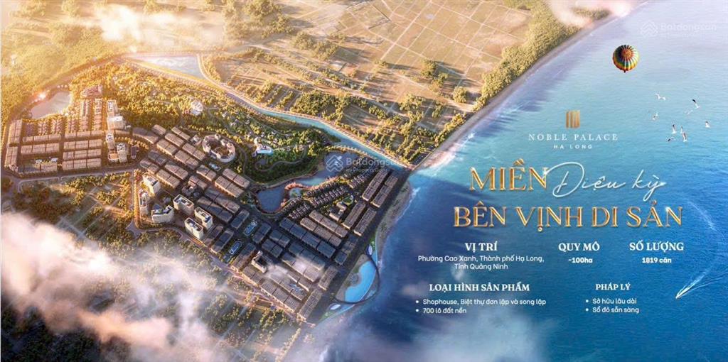 Mở bán đất nền kđt ngành than (sunshine noble palace hạ long), giá từ 36 triệu/m2