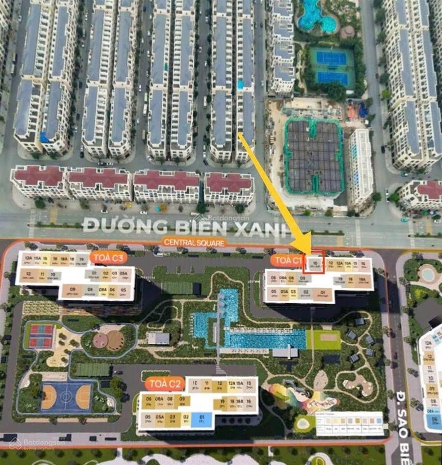 Cắt lỗ bán gấp căn góc 2pn hướng mát masteri trinity ocean city