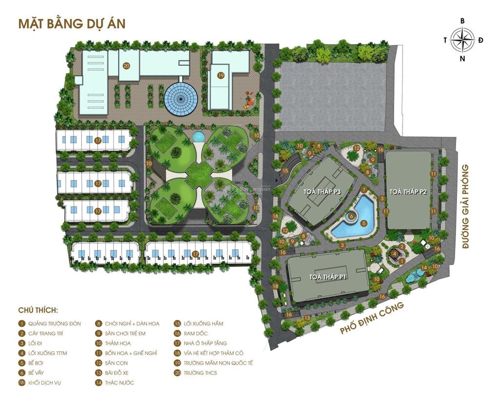 Bán căn hộ 2pn view đẹp tại the queen, giải phóng, 6,8 tỷ, 72,9 m2