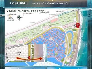 Chính chủ bán 2 suất ngoại giao view biển tđx.10 vàtđx.238 vinhomes green paradies cần giờ.