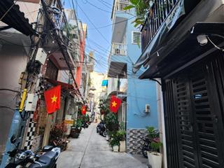 2 mặt hẻm  chợ hoa hồ thị kỷ q10 5 tầng  20m ra mt  6.4 tỷ