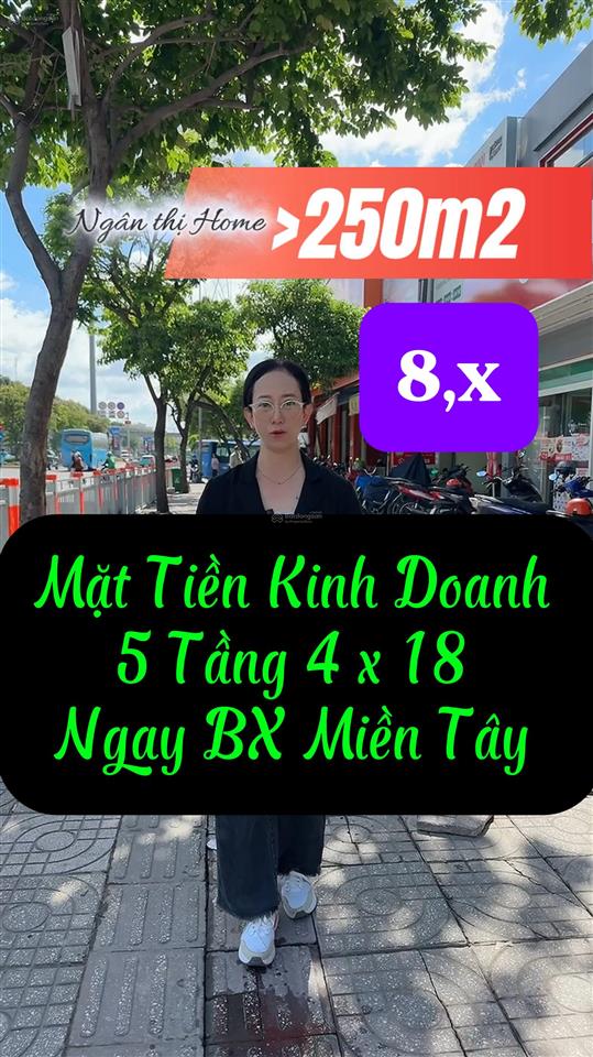 Sát bx miền tây gấp bán mặt tiền hẻm xe hơi 75m² chỉ nhỉnh 8, tỷ