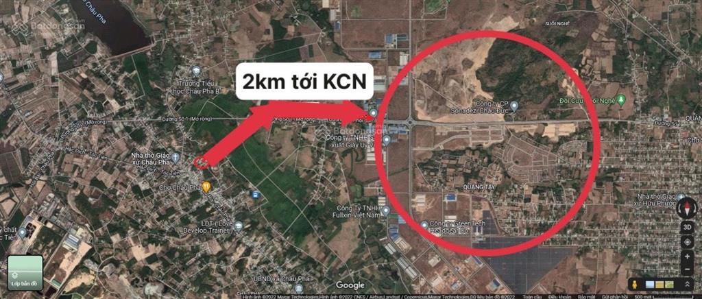 Chính chủ cần bán đất châu pha, phú mỹ.  0934 522 ***