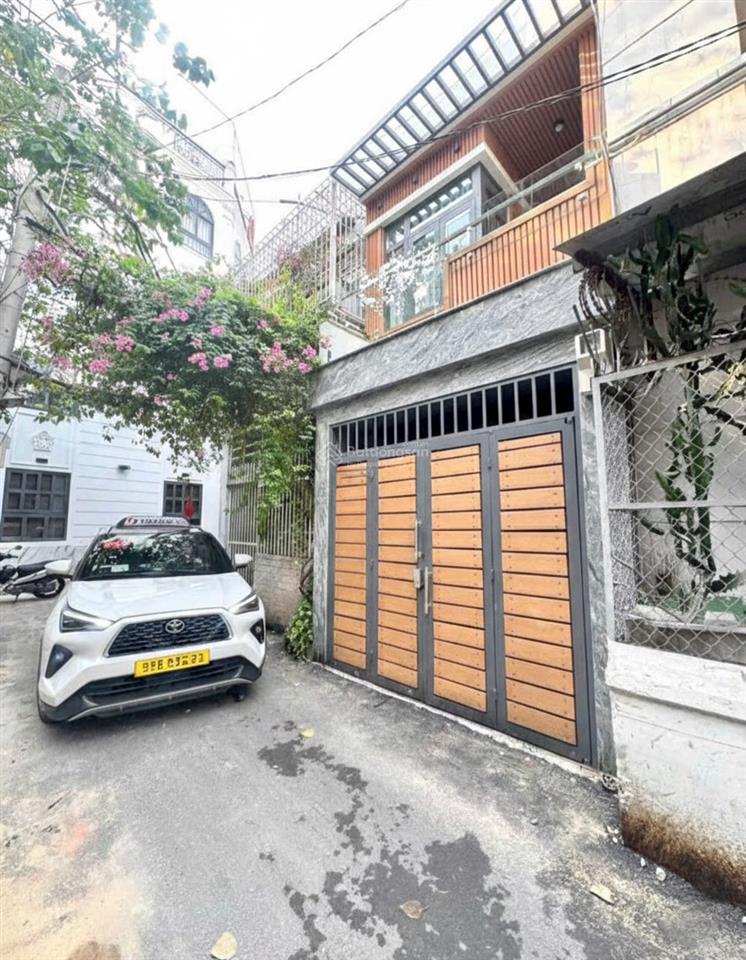 Bán nhà hẻm oto thông phường 25, bình thạnh, 49,5m2, btct 3 tầng 4 pn, ngay đại học ngoại thương