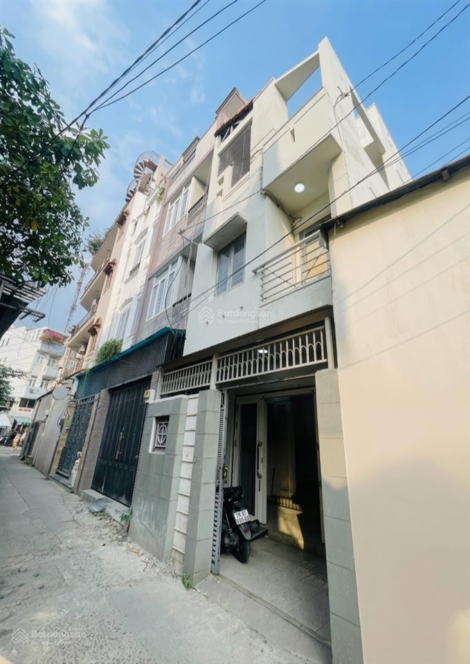 Bán nhà hẻm oto hoàng hoa thám. btct 4 tầng. ngang 4x14m (53m2). cách mặt tiền chỉ 10m. khu đồng bộ