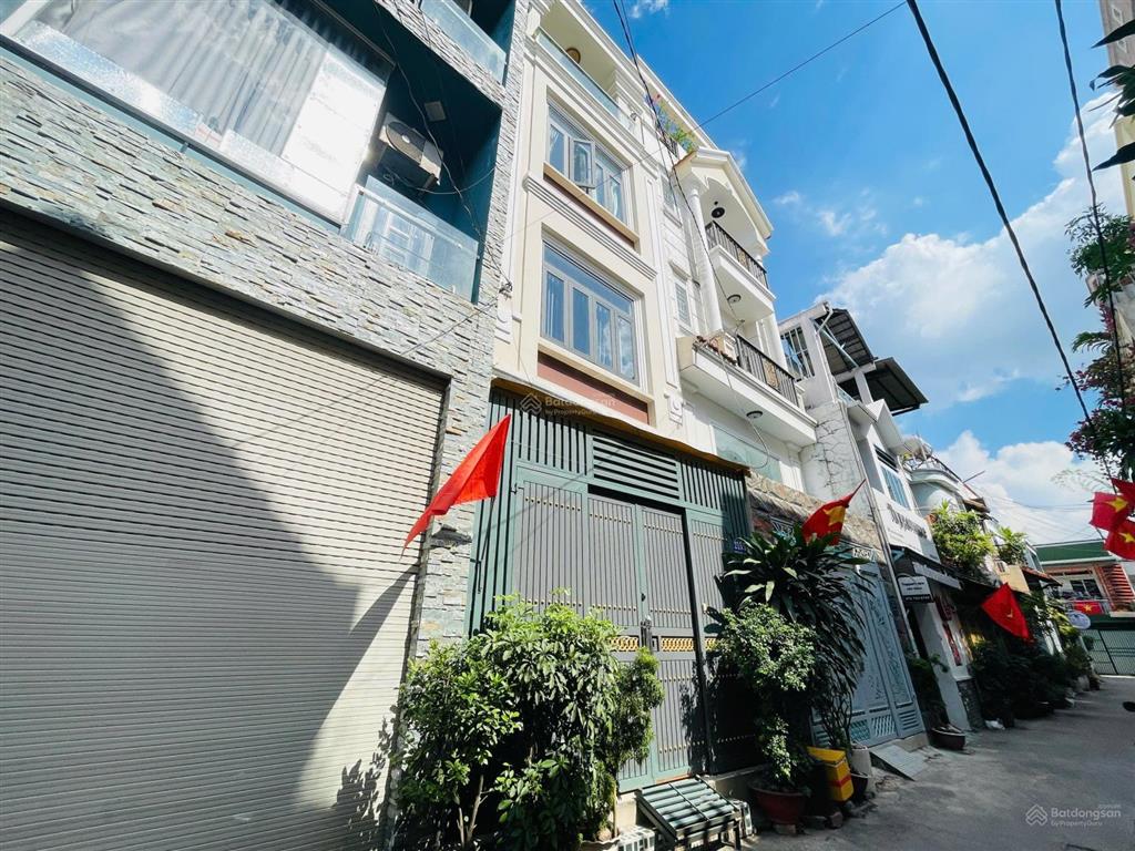 Bán nhà hẻm oto ngay richmond nguyễn xí. btct 4 tầng. ngang 4 x 8m, tương lai ngay công viên