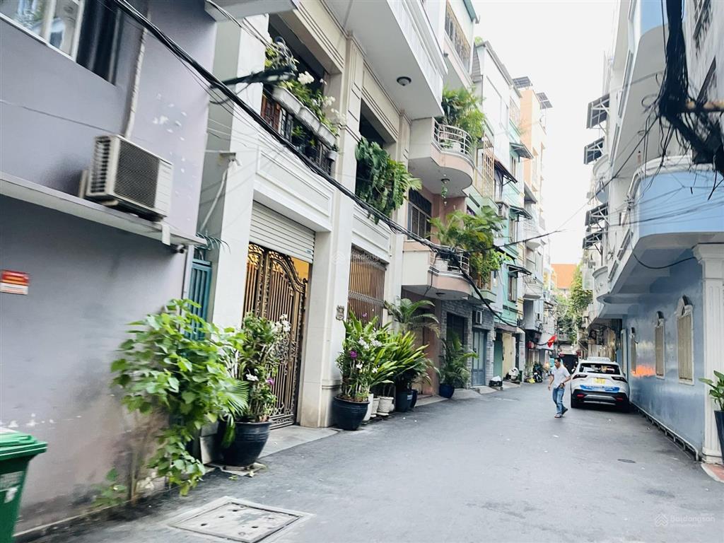 Hẻm oto thông nguyễn cửu vân, 52m2, xây mới 5 tầng. ngay đh hồng bàng. thuận lợi ở + kinh doanh