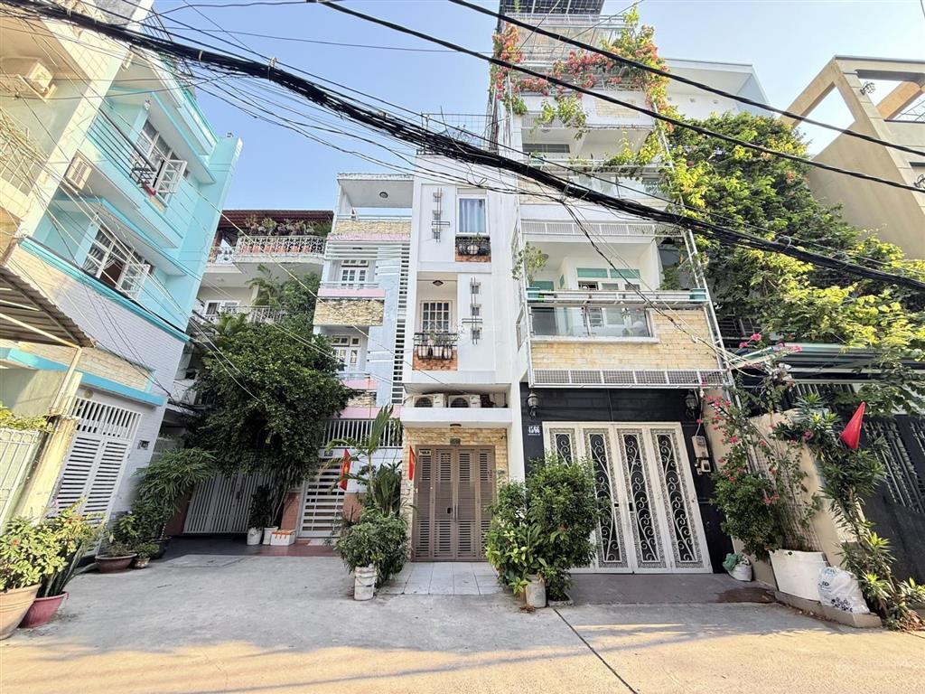 Bán nhà hẻm ô tô nguyễn văn đậu. ngang 4,2 x 15m. sẵn 2 tầng. xây mới 5 tầng. cho thuê 20 triệu/th