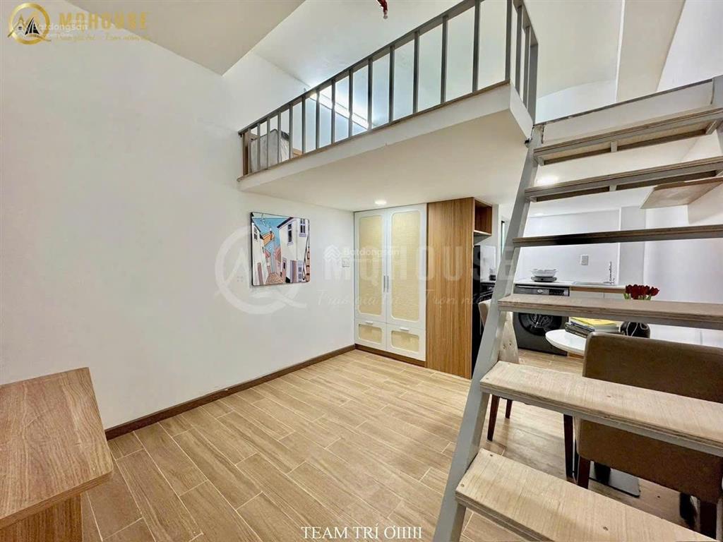 Duplex full nội thất, giặt riêng, thang máy, hầm xe. ở 23 bạn. ngay đh văn lang