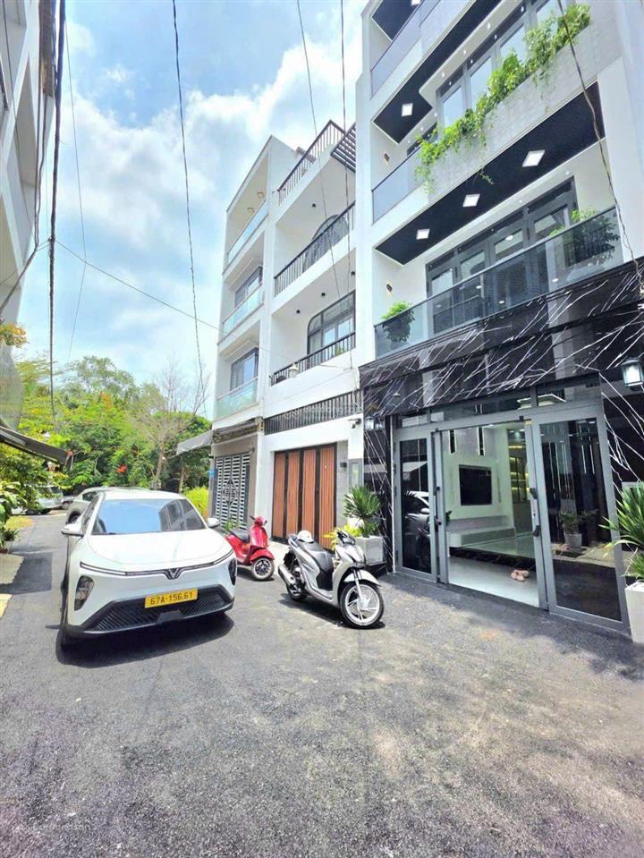 52m2  5 tỷ 6  đường nhựa 6m  bán nhà 4 tầng khu đồng bộ sài gòn mới  4pn