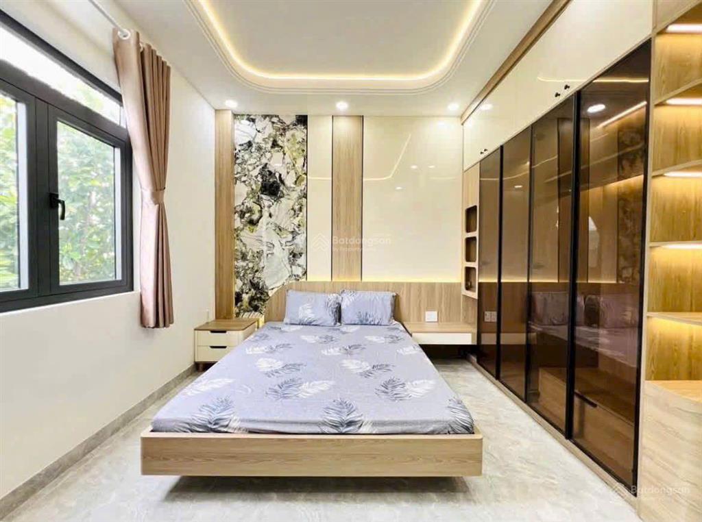 52m2  5 tỷ 6  đường nhựa 6m  bán nhà 4 tầng khu đồng bộ sài gòn mới  4pn