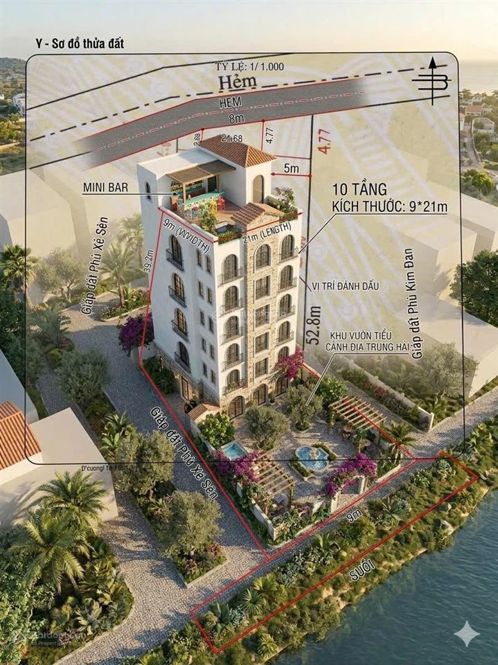 Bán lô 574m2 phố du lịch trần hưng đạo, chuyển sẵn thương mại dịch vụ, xây cao 10 tầng cực kỳ đẹp