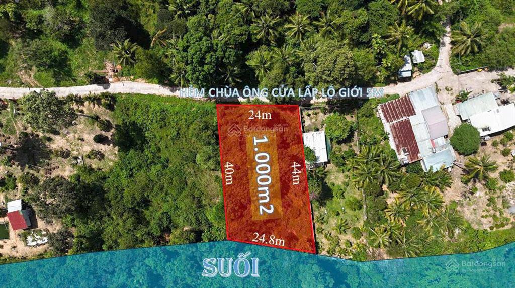 Bán lô 1000m2 làng resort cửa lấp, trần hưng đạo. mặt tiền rộng 24m, tách đôi hai sổ được ngay.