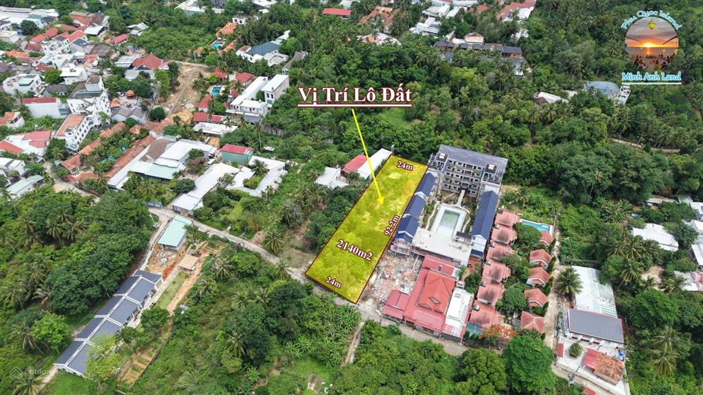 Bán lô đất 2100m2 làng resort cửa lấp, phố du lịch trần hưng đạo. làm resort, xây bung tuyệt vời