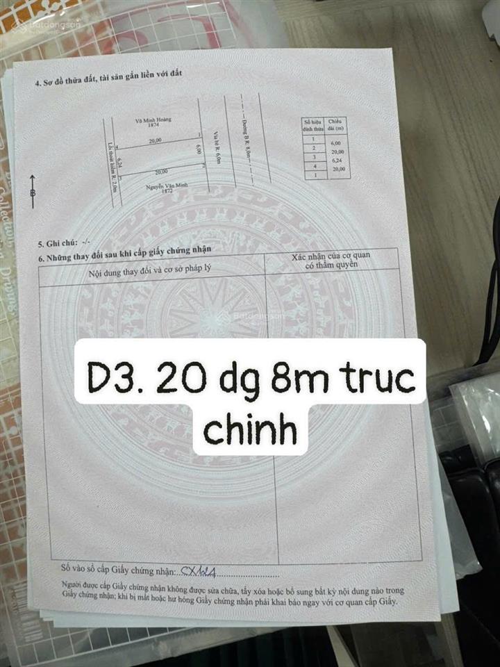 Bán lô 120m2, mặt đường trục chính 20m khu tđc suối lớn. gần công viên trung tâm 1.2ha, giá tốt