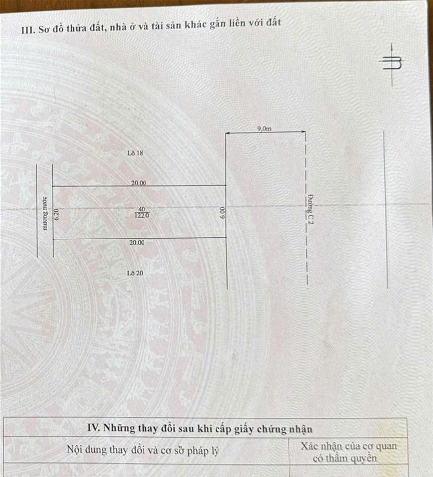 Cần bán gấp lô 122m2 tái định cư suối lớn, cách biển 600m, giảm 35% cam kết giá tốt tại dự án