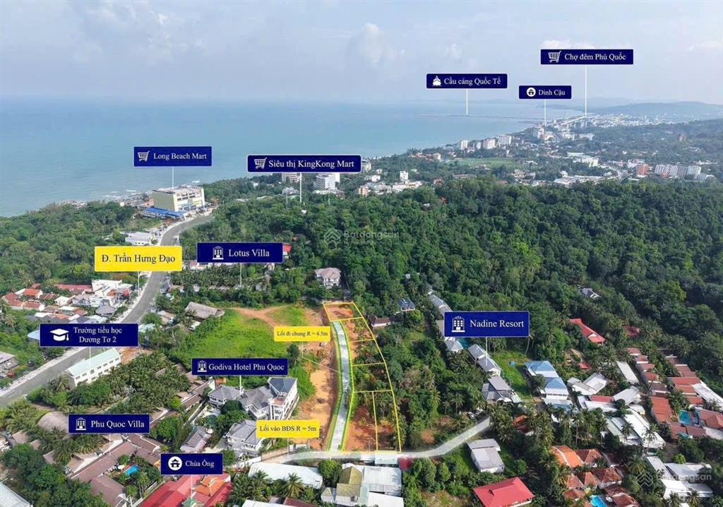 Bán 500m2 làng resort cửa lấp, full thổ cư, phố du lịch trần hưng đạo. mặt tiền khủng 25m view biển
