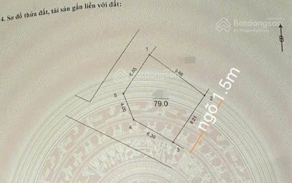 79m2, 22.5 tỷ, lô góc, mt 8m và 9.8m, chu huy mân, đường ôtô thông tránh