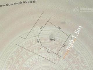 79m2, 22.5 tỷ, lô góc, mt 8m và 9.8m, chu huy mân, đường ôtô thông tránh
