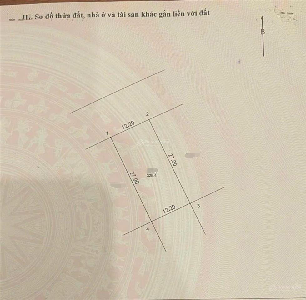 329m2, 86.8 tỷ, mt 12.2m, phố việt hưng  kim quan thượng