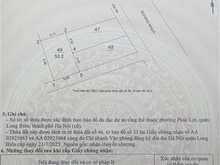 Phúc lợi, 8.9 tỷ, 53m2, mt5.66m, nở hậu  đường ôtô  hướng đông nam
