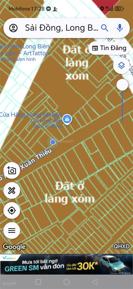 Sài đồnglong biên, 69m2, mt8.7m, 15.7tỉ, kinh doanh, dòng tiền