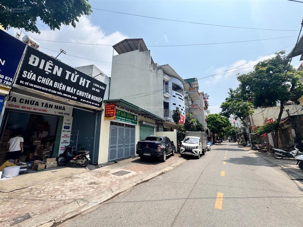 Sài đồnglong biên, 69m2, mt8.7m, 15.7tỉ, kinh doanh, dòng tiền