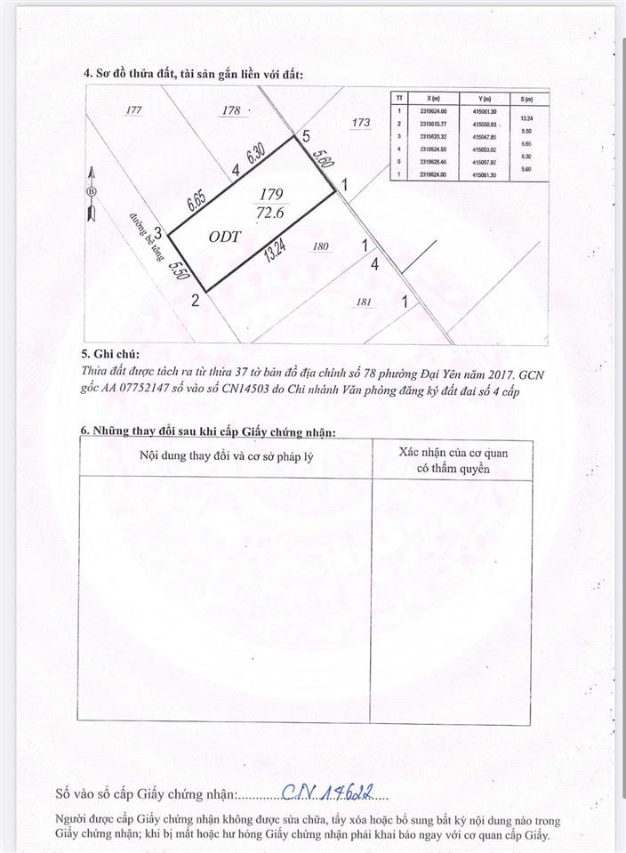 Bán đất tại đại yên, lõi trung tâm hạ long xanh giá 2,4 tỷ. 72,6 m2, giá cực chất