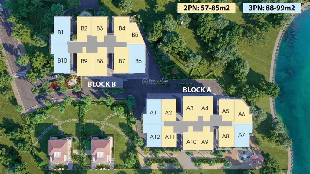 Căn 2pn hướng đông nam duy nhất giá bán từ 5.8 tỷ  cập nhật tháng 1/2026