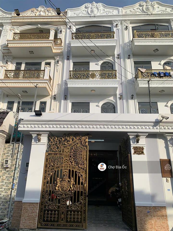 Bán nhà phố xây mới hoàn thiện 5x22m, 5pn 5wc mặt tiền đường xuân thới 10, xuân thới đông, hóc môn