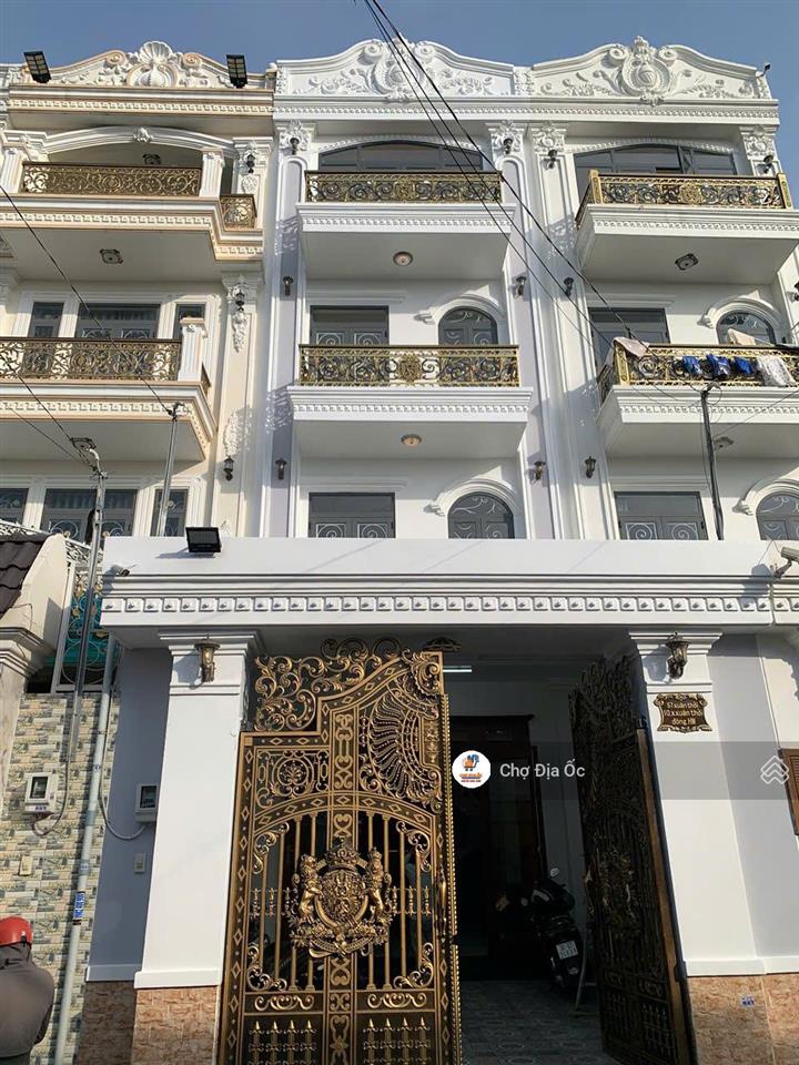 Bán nhà phố xây mới hoàn thiện 5x22m, 5pn 5wc mặt tiền đường xuân thới 10, xuân thới đông, hóc môn