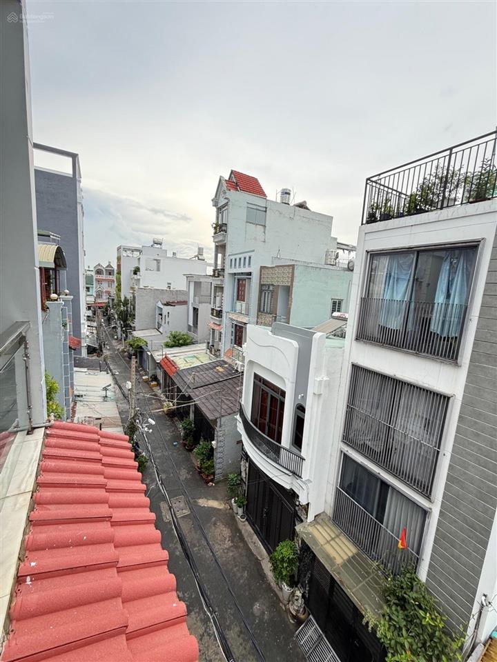 91m2 4 tầng 6 phòng ngủ khu dân cư nhà đẹp sát tân bình hẻm xe hơi
