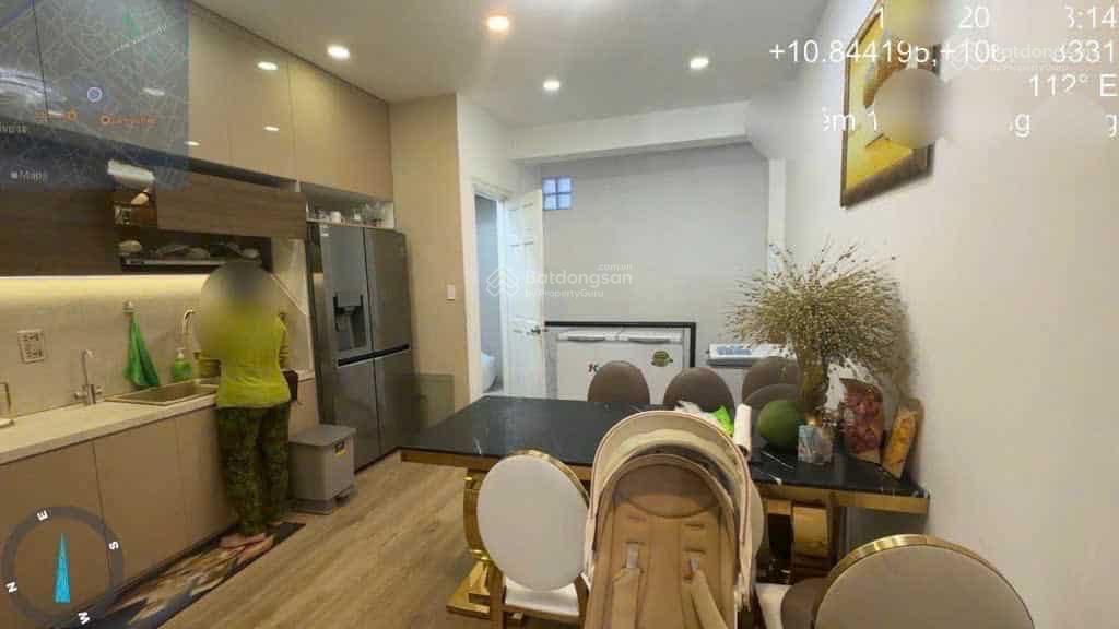 Hxh rộng quang trung, p8, gv gần emart, sân bay tsn,sân golf, 74m2,dtsd 300m2, 4*18,5m 5 tầng btct