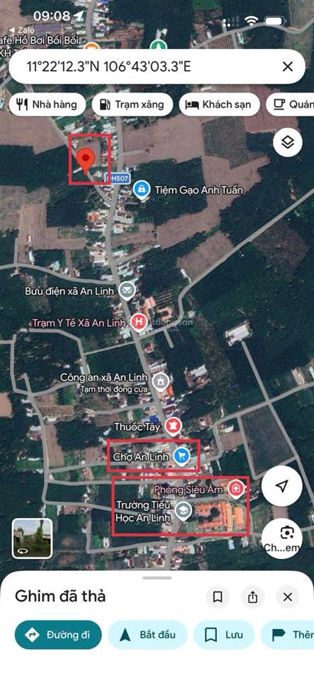 Đất tphcm 277m2 có 100m2 thổ cư nhựa 7m sát chợ an linh giá ngộp 530tr full