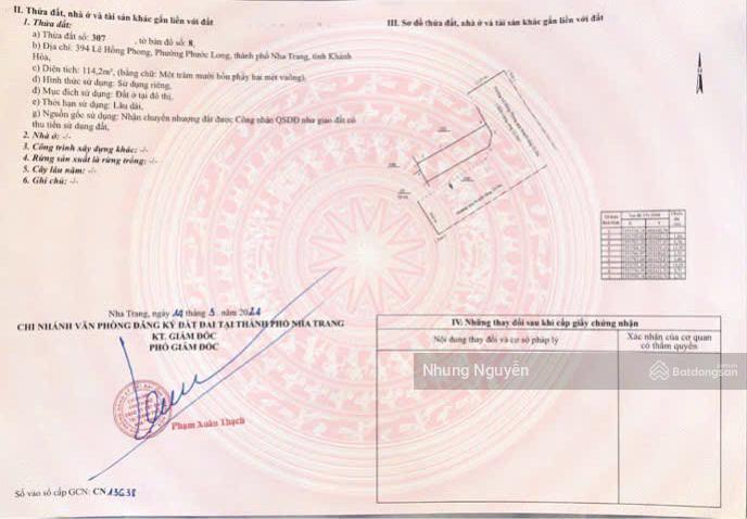 Nhà phố lê hồng phong, nha trang  khu vực buôn bán sầm uất