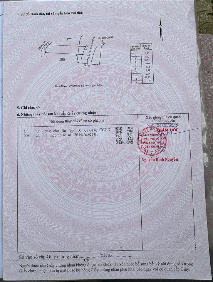 Lô đất mặt tiền đường nhựa ấp tân sinh, full thổ cư giá mềm phù hợp an cư
