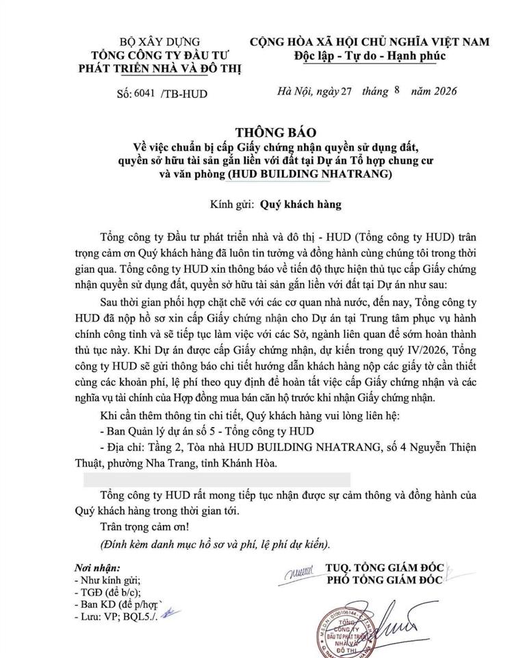 Hud building căn góc 68m2 chỉ 6,3 tỷ cách biển trung tâm nha trang 500m