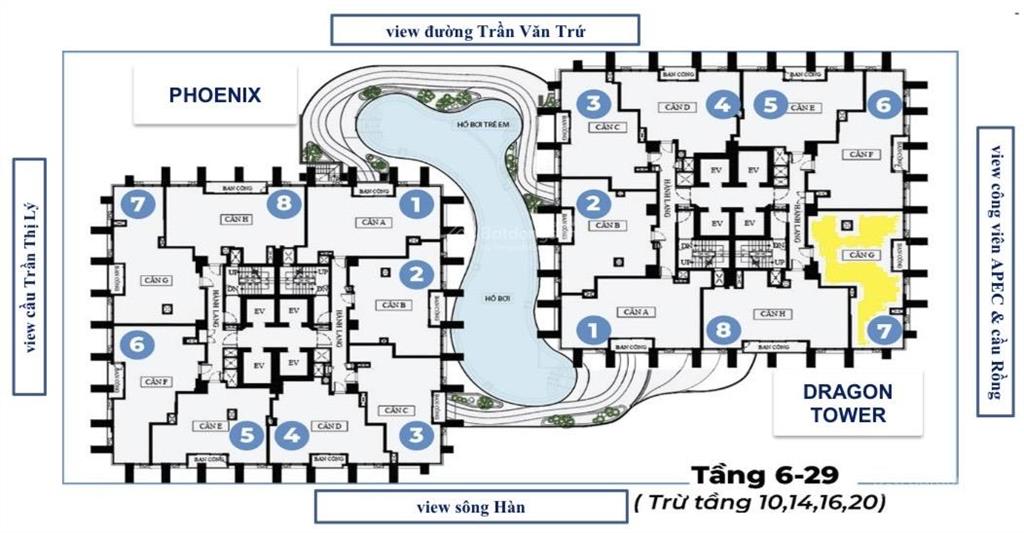 Căn đẹp nhất landmark hiện tại giá bao nhiêu?