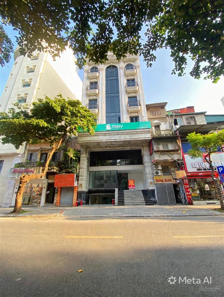 Cho thuê tòa nhà vp mặt phố tô hiến thành q. hbt 230m2 10 tầng mặt tiền 9m  60 triệu/ sàn/tháng