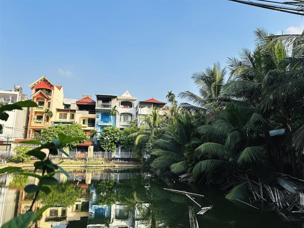 205 triệu/m2 bán nhà phố kim đồng q. hoàng mai ô tô tránh  veiw hồ  sát phố  100m2 mt 6,8m