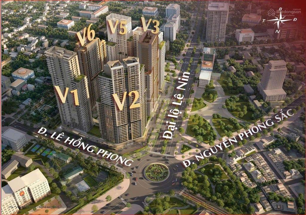 Ngoại giao hiếm có căn hộ 2pn hướng đông nam dự án sun glory residence tại tp vinh