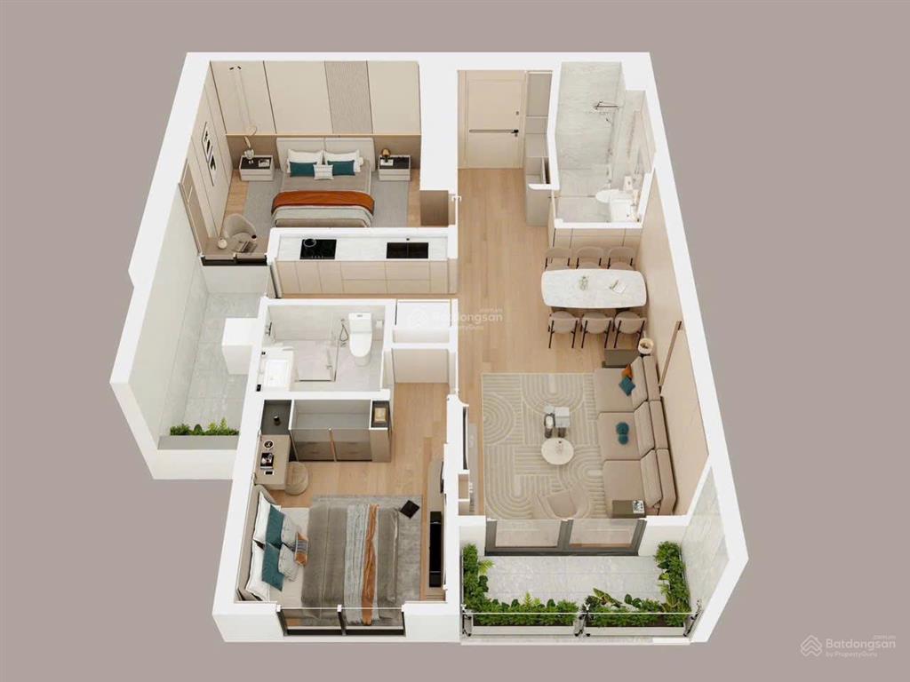 Bán căn góc hai ngủ duy nhất chung cư misaki hạ long