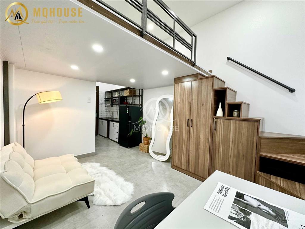 Căn hộ mới xây có gác ni sư huỳnh liên gần đại học văn hiến full nội thất