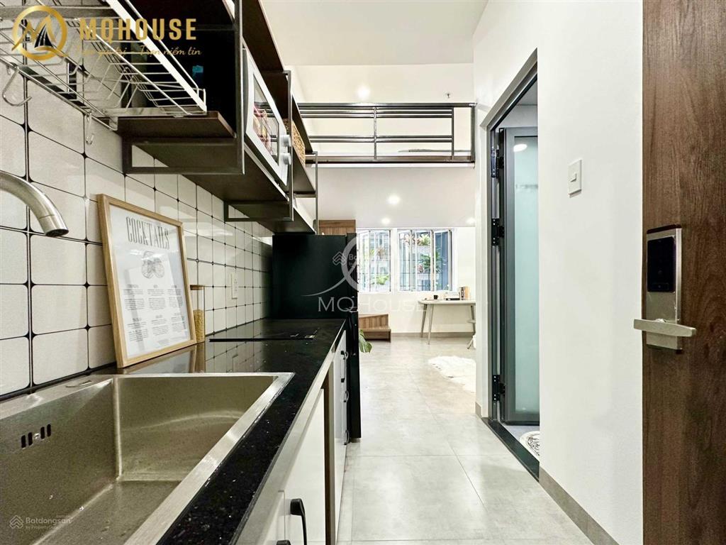 Căn hộ mới xây có gác ni sư huỳnh liên gần đại học văn hiến full nội thất