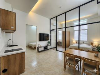 Khai trương căn hộ 2pn ngay lũy bán bích  trương vĩnh ký  full nội thất  cửa sổ ban công thoáng